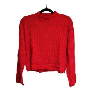 Divided H&M Red Pullover Sweater